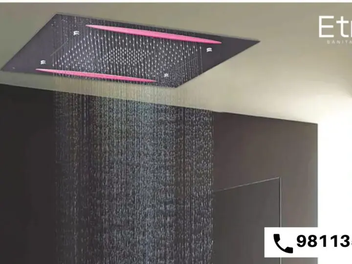 Rain shower head – Why you need one, types, and things to consider